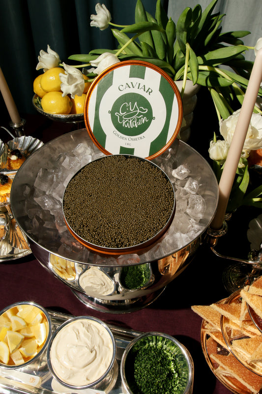 CYK Signature Caviar Set/ 1 KG Golden Ossetra