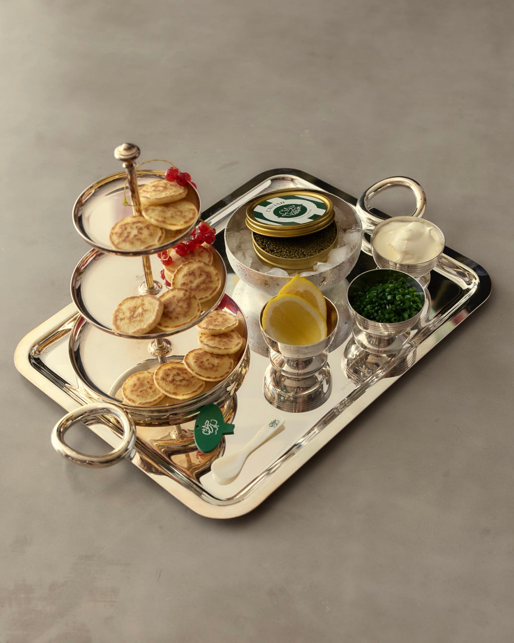 Holiday Caviar & Blini Set