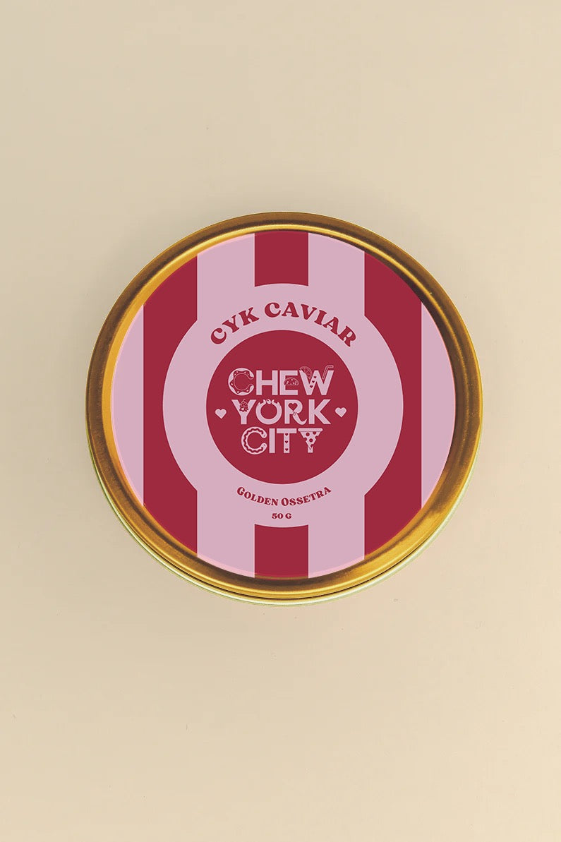 Chew York City's Valentine's Day Caviar & Chips Set