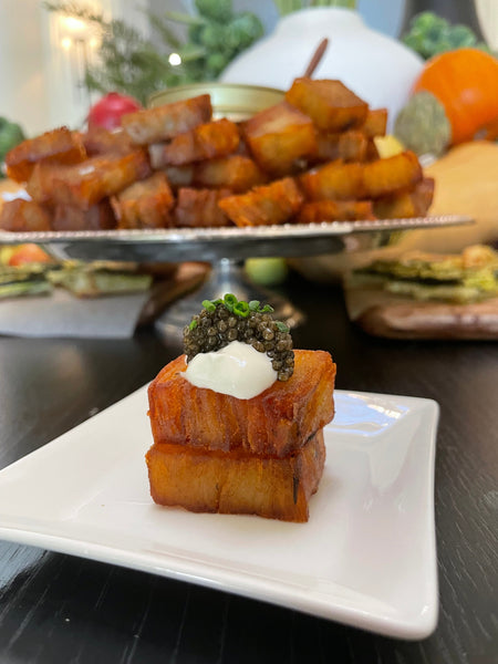 Potato Pavé with CYK Caviar