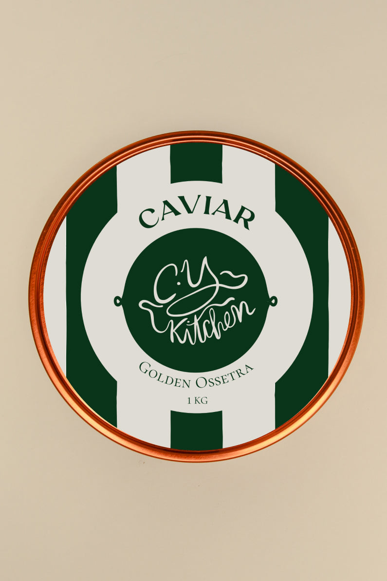 CYK Signature Caviar Set/ 1 KG Golden Ossetra