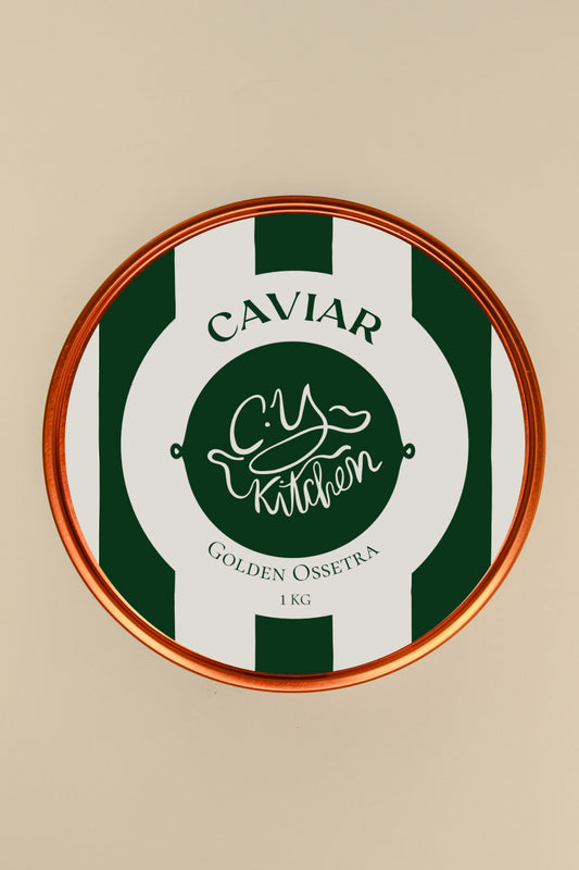 CYK Signature Caviar Set/ 1 KG Golden Ossetra
