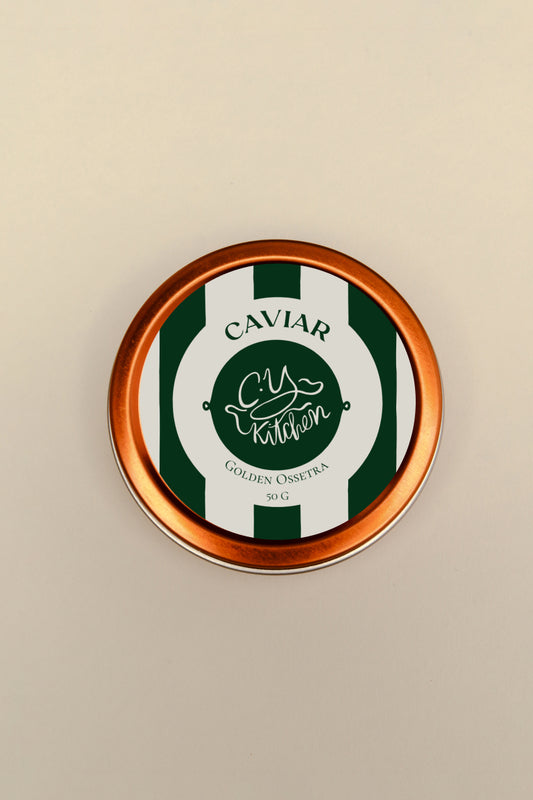 CYK Signature Caviar Set/ 50G Golden Ossetra