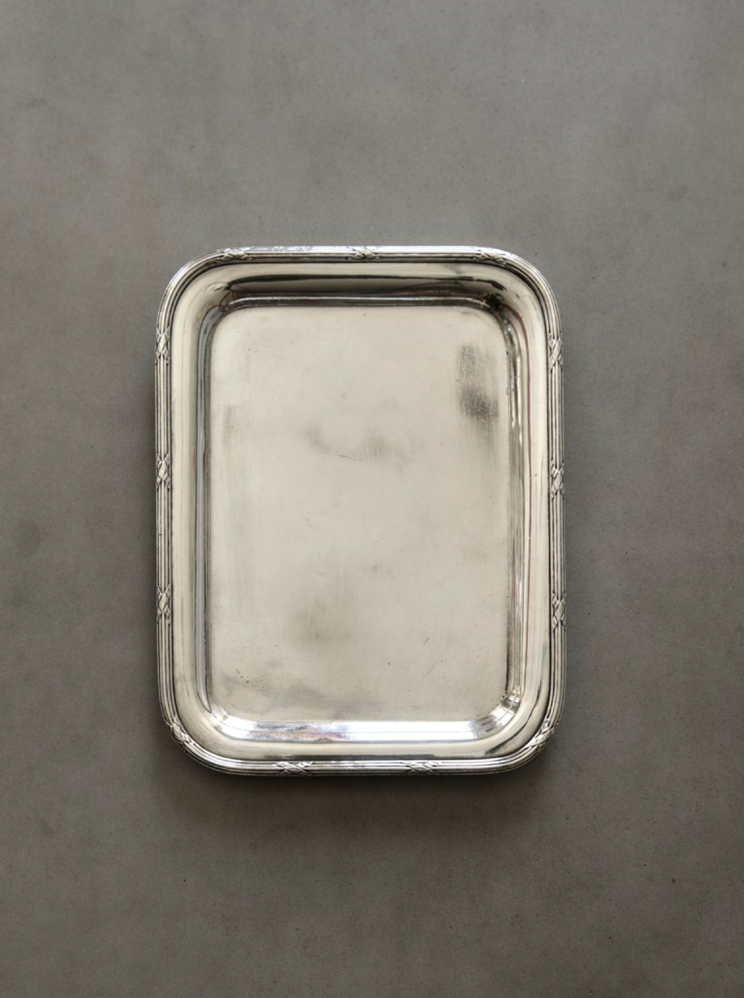 Double Cross Silver Tray
