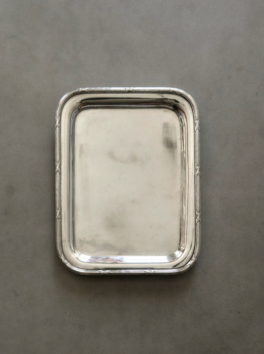 Double Cross Silver Tray
