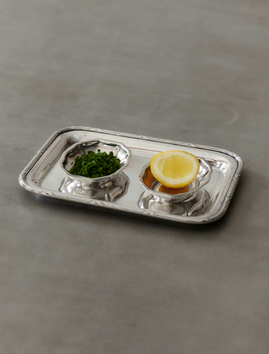 Double Cross Silver Tray