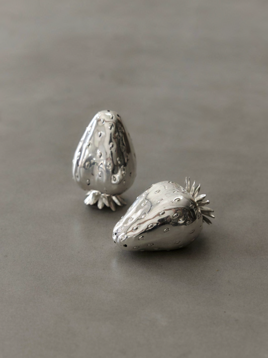 Strawberry salt and pepper shakers