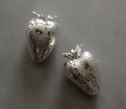 Strawberry salt and pepper shakers