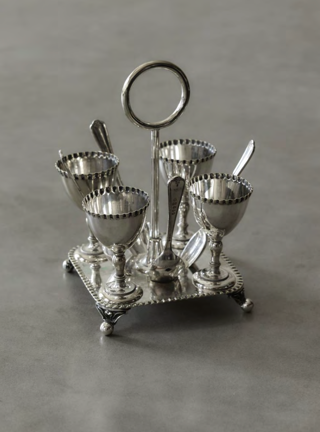 Egg Holder & Spoon Set