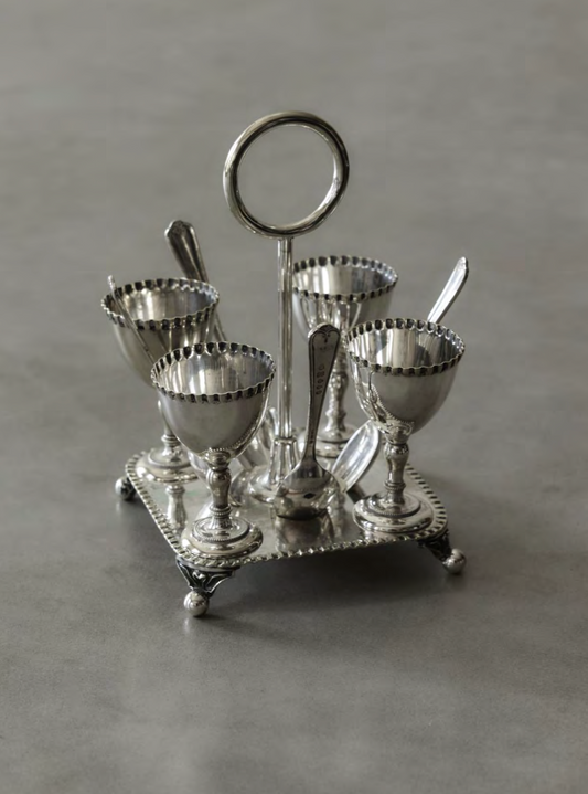 Egg Holder & Spoon Set